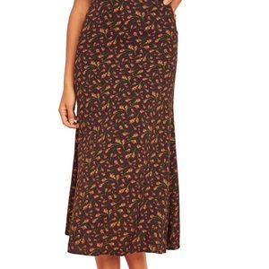 Reformation Bea Skirt in Mina Rose Print